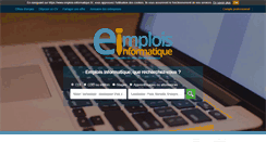 Desktop Screenshot of emplois-informatique.fr